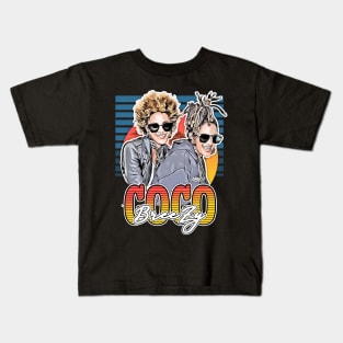 retro style flyer coco & breezy / vintage Kids T-Shirt